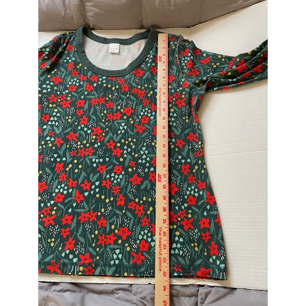 Hanna Andersson XL long sleeve floral organic cotton top - Picture 3 of 8